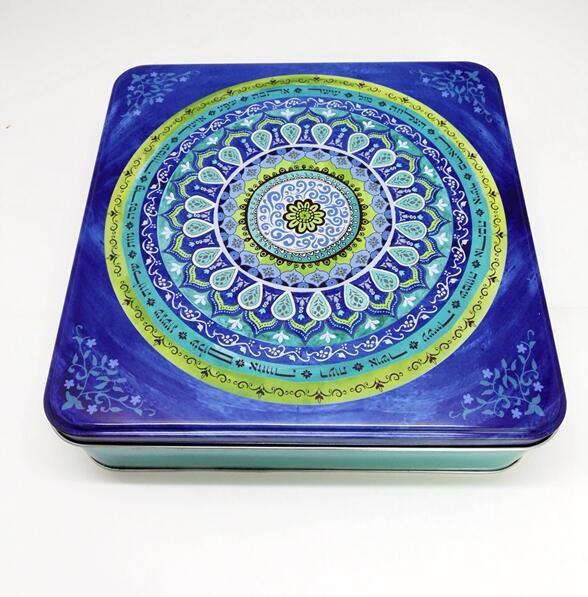 210mm Square Tin Can Customized