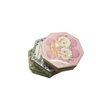 Aštuonkampio specialios formos maisto skardos dėžutė